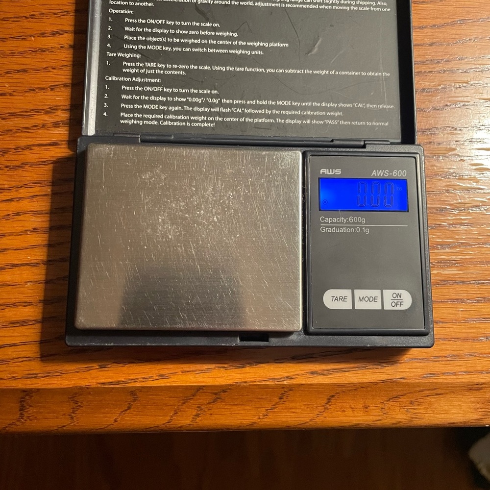 AWS AWS-100 Digital Pocket Scale